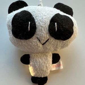 Cute panda plush bag charm/keychain